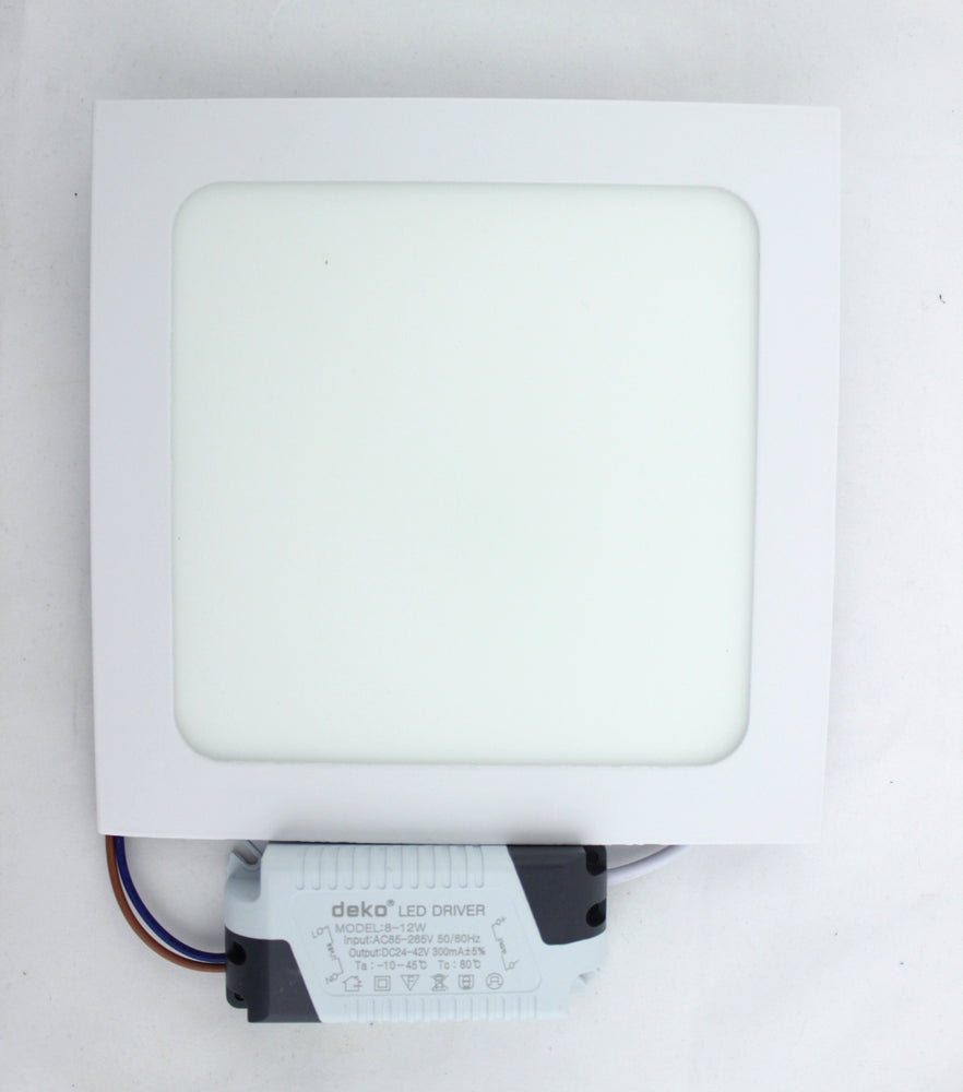 PANEL LED CUADRADO INCRUSTAR 12W 6500K