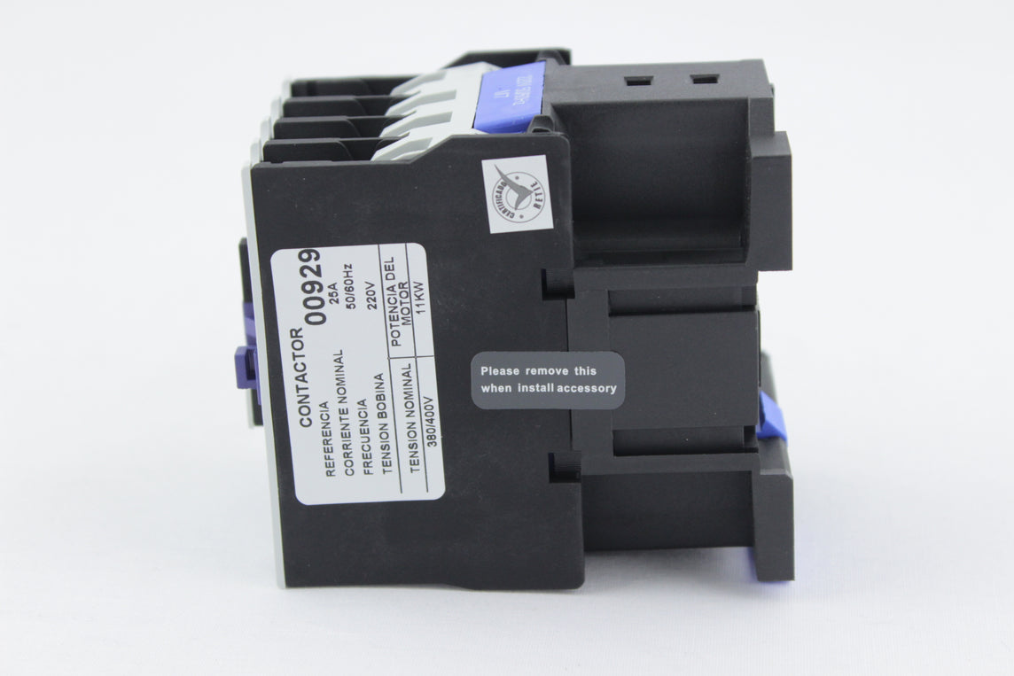 CONTACTOR 25A TRIPOLAR 220VAC