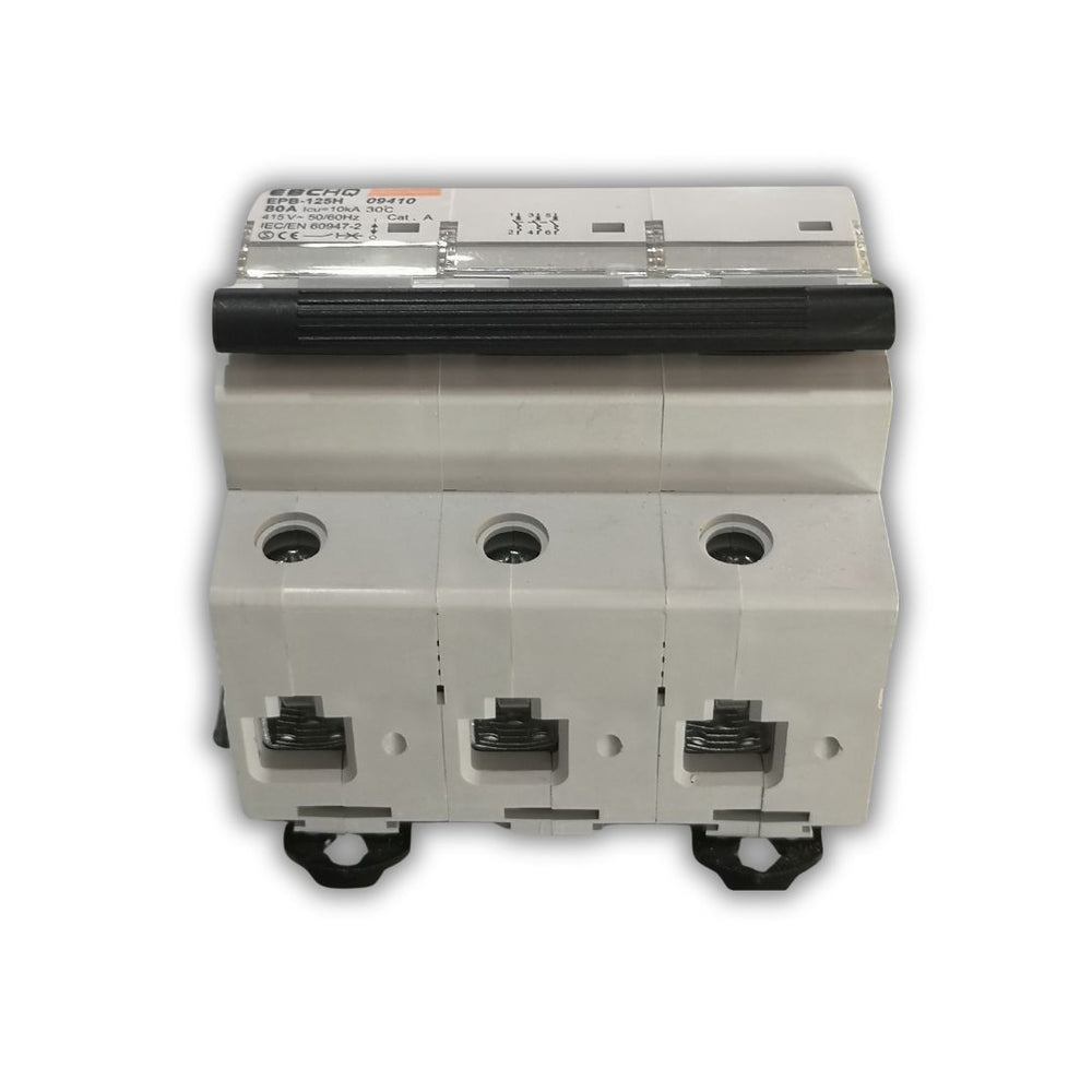 BREAKER TIPO RIEL EBC 3X80 230/400V 10KA