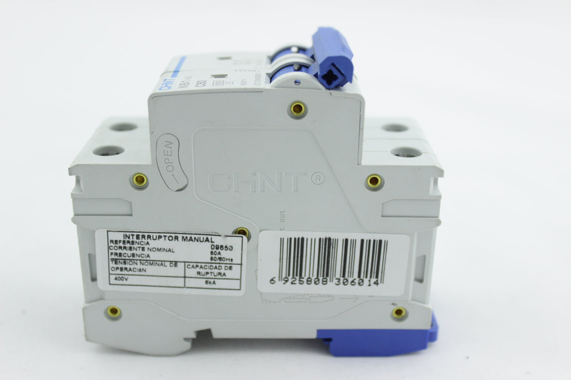 BREAKER TIPO RIEL CHINT 2X50A 230/400V 6KA