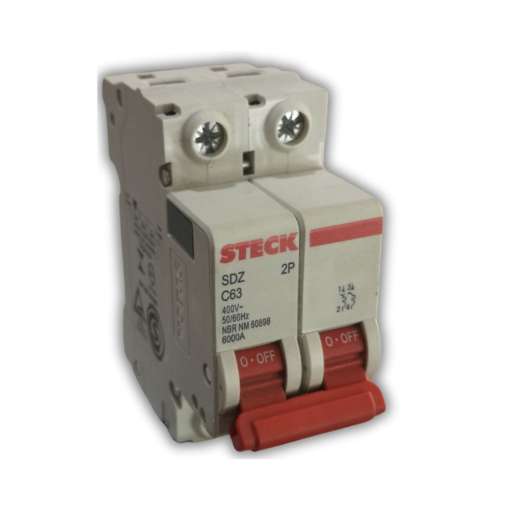 BREAKER TIPO RIEL CHINT 2X63A 230/400V 6KA