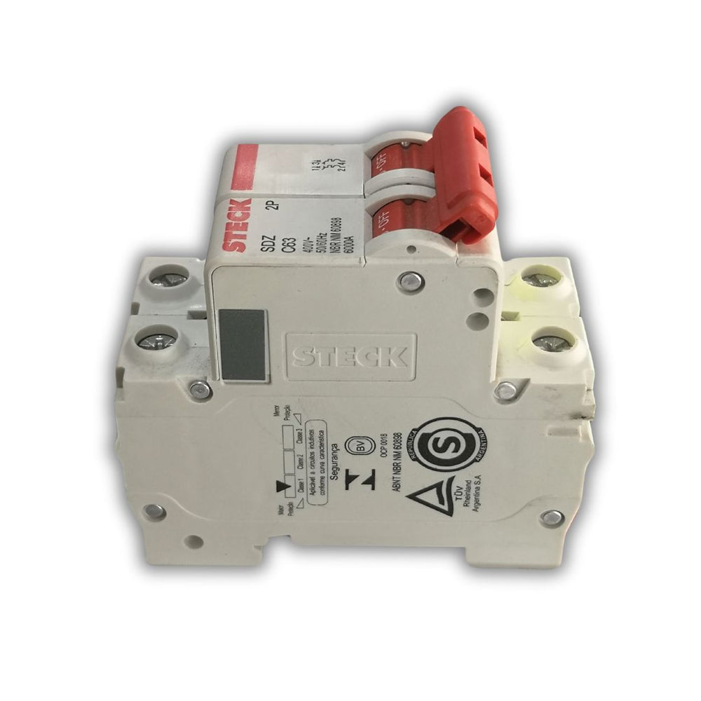 BREAKER TIPO RIEL CHINT 2X63A 230/400V 6KA