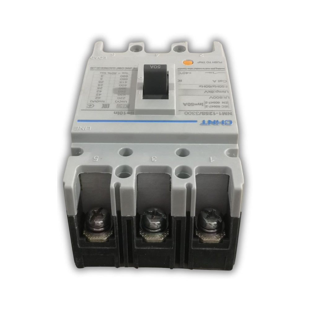 BREAKER INDUSTRIAL CHINT TORNILLO 3X50A 415V 15KA/415V