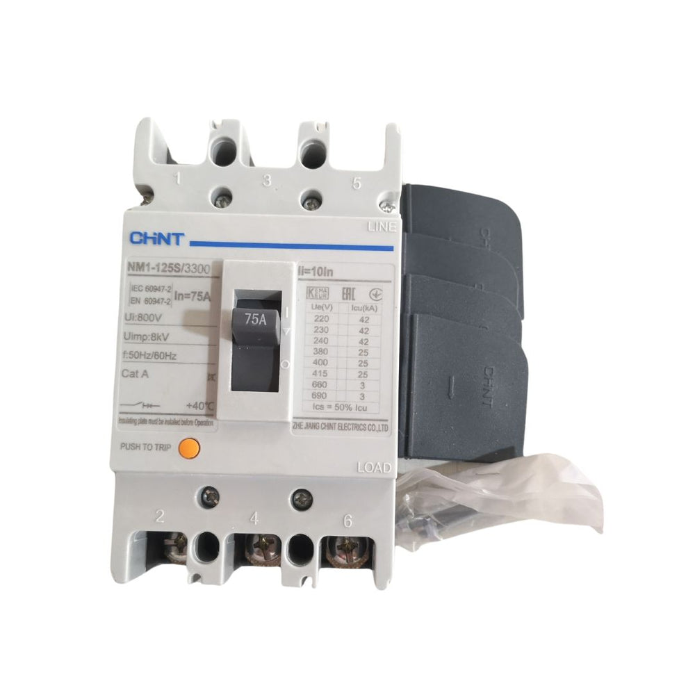 BREAKER INDUSTRIAL CHINT TORNILLO 3X70 690V 25KA/415V