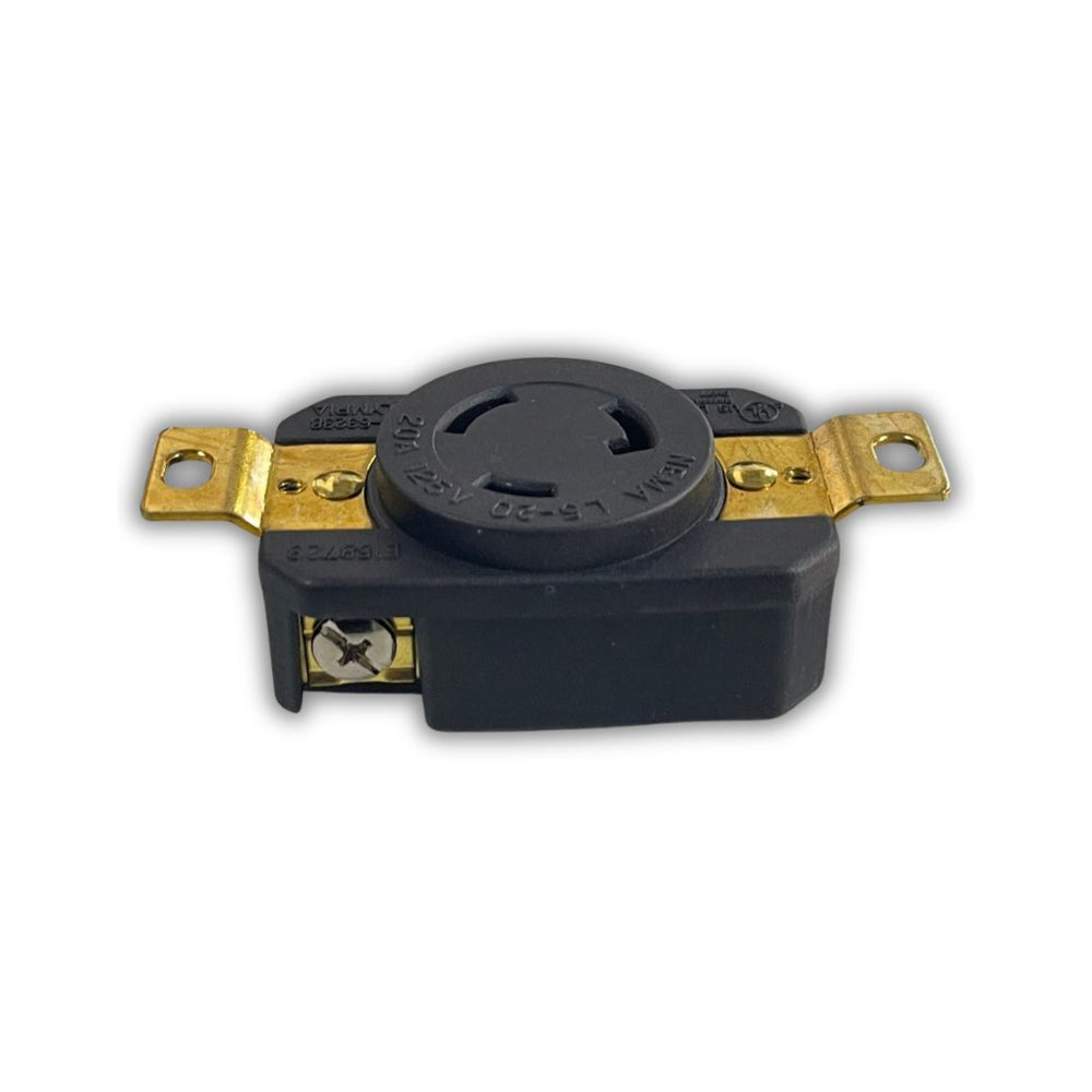 TOMA SEGURIDAD INCRUSTAR 20A/125VAC 2P+T NEMA L5-20