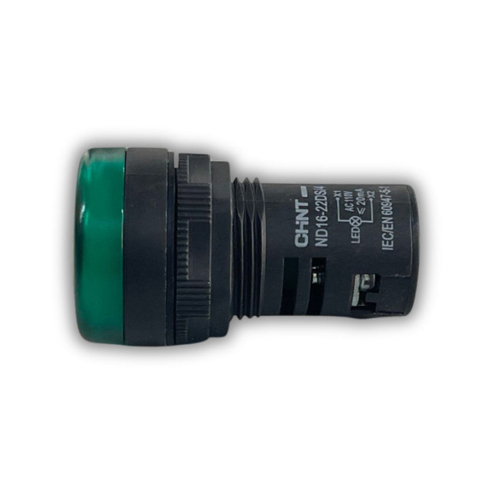 PILOTO LUZ VERDE 22MM 110V