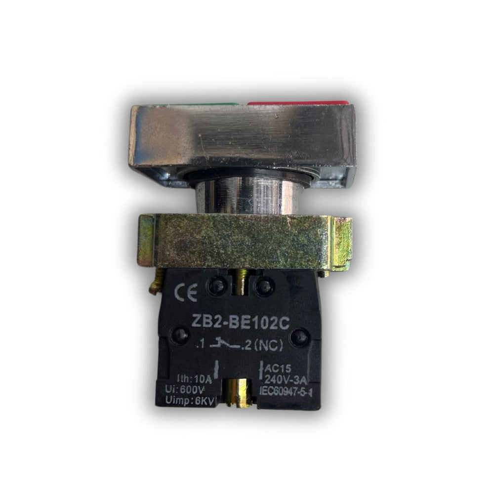 PULSADOR DOBLE 22MM VERDE / ROJO ( 2140051 )