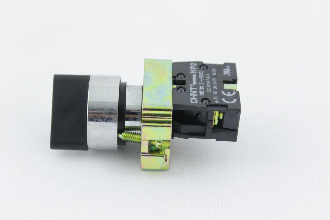 SELECTOR MULETILLA 2 POSICIONES 22MM BASE METALICA