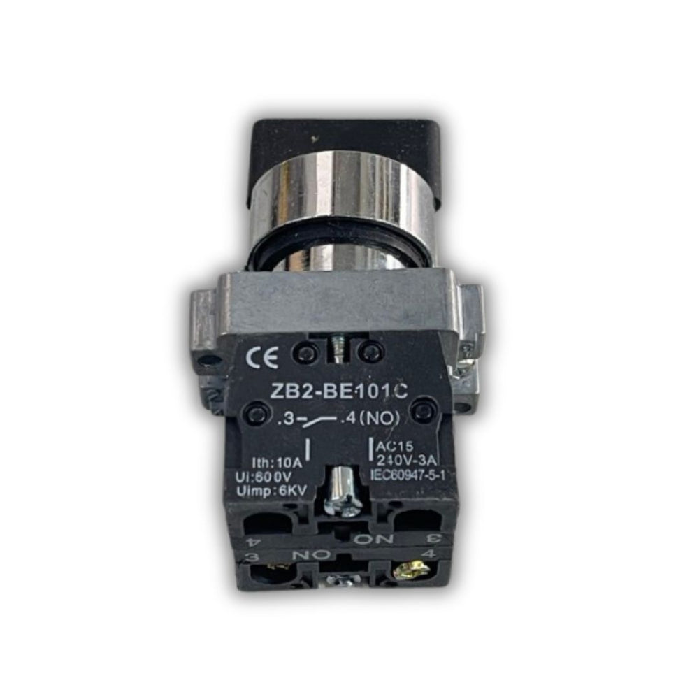 SELECTOR MULETILLA 3 POSICIONES 22MM BASE METALICA