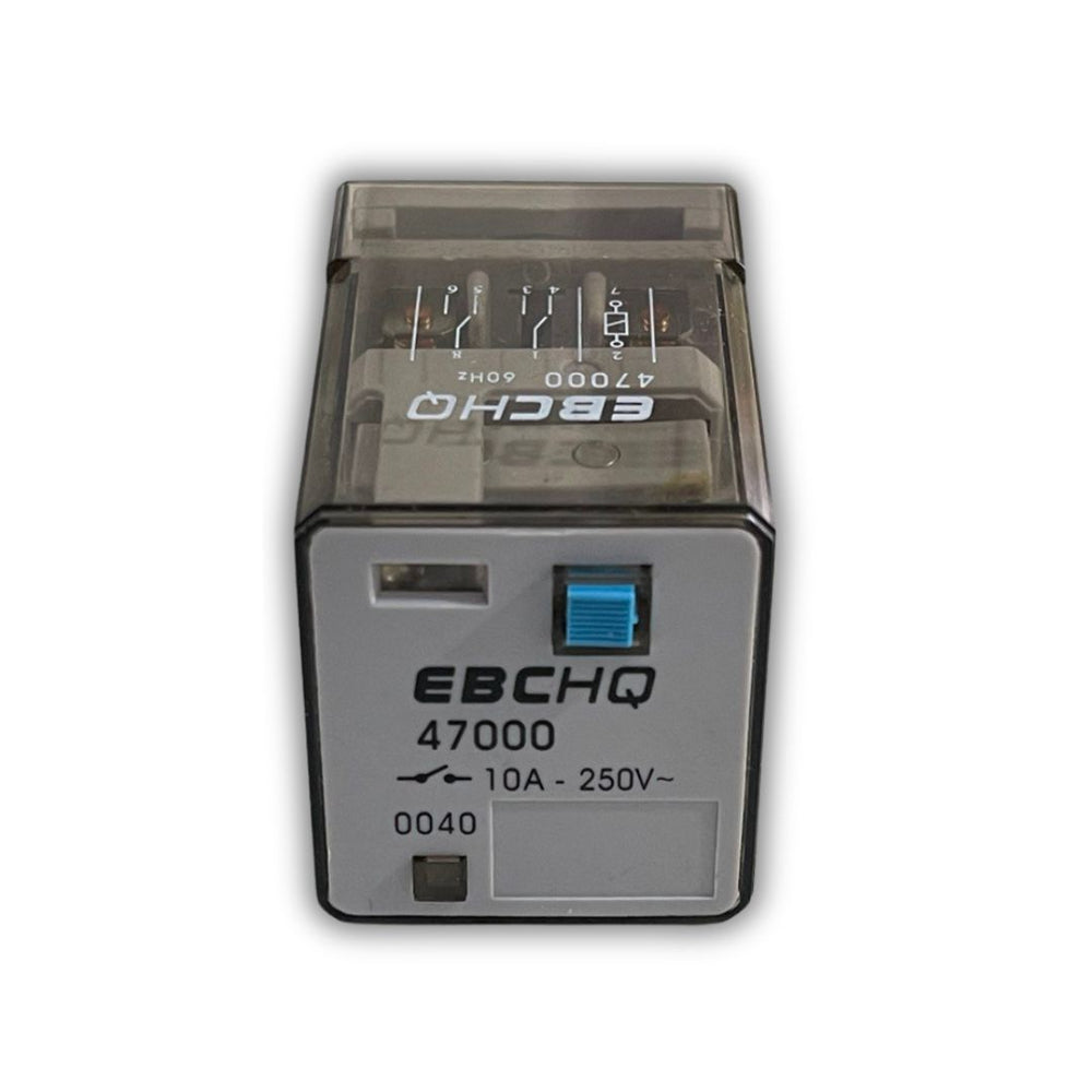 RELEVO 8 PINES REDONDOS 12 V DC 10A/250VAC