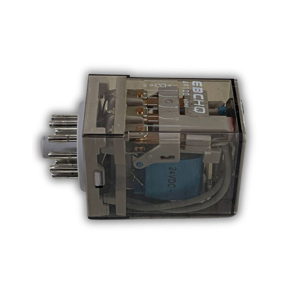 RELEVO 11 PINES REDONDOS 24VDC 10A/250AC/28DC