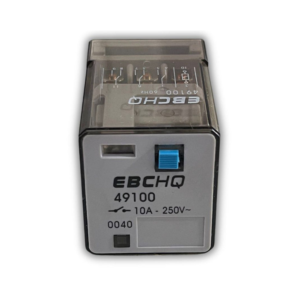 RELEVO 11 PINES REDONDOS 24VDC 10A/250AC/28DC