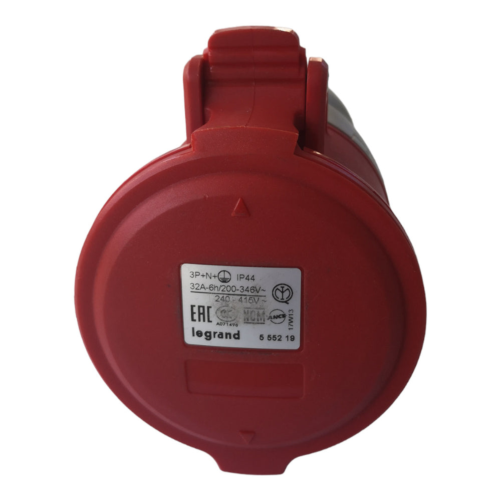 TOMA 5X32 AMP AEREO 240-415V IP44 ROJA LEGRAND