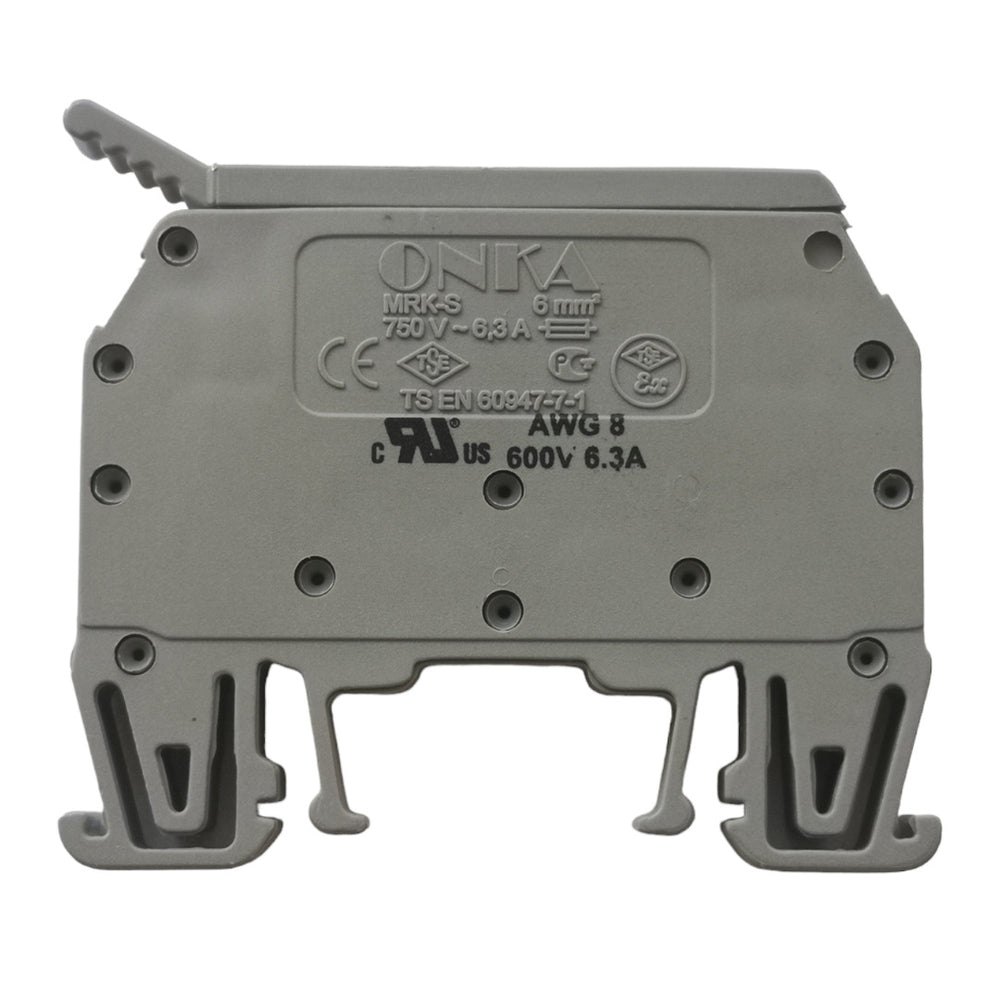 BORNERA PORT/FUSIBLE 5X20 C/LED 6.3A