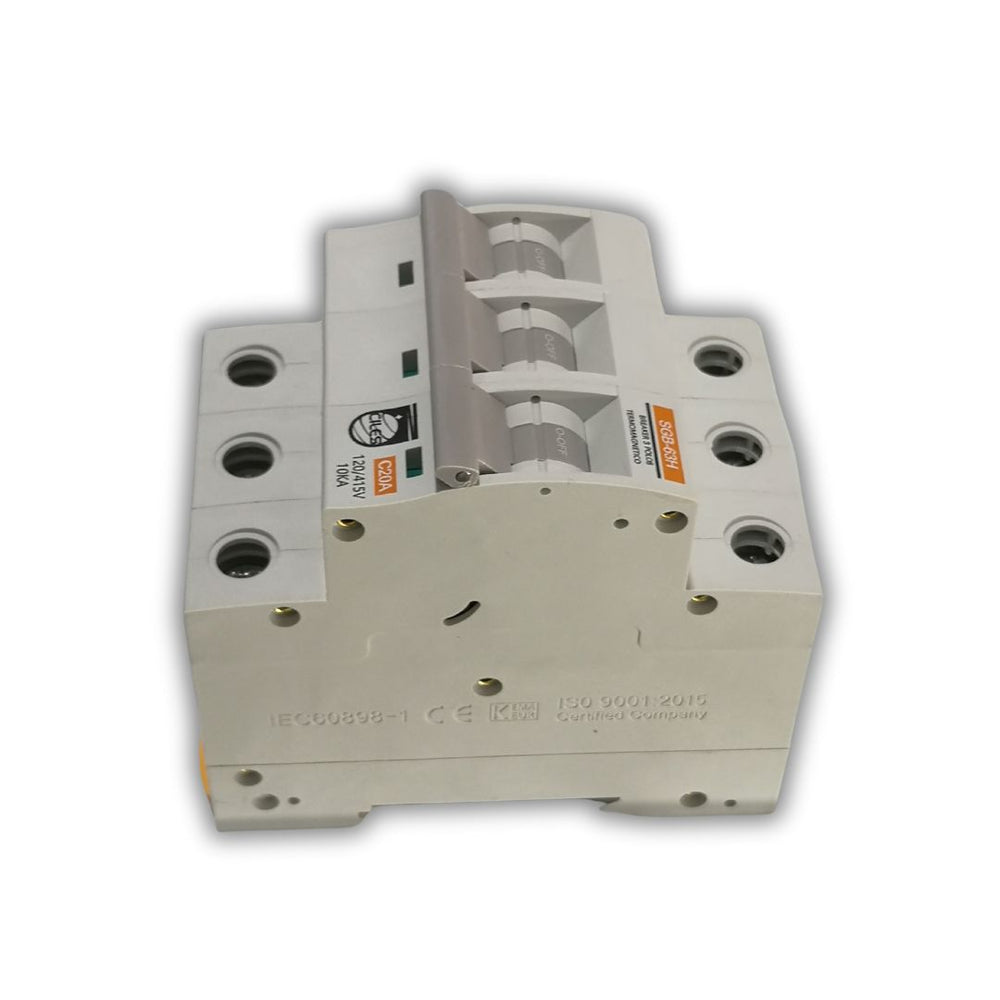 BREAKER TIPO RIEL CHINT 3X20A 230/400V 10KA