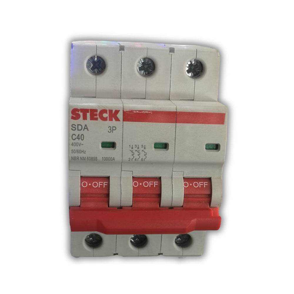 BREAKER TIPO RIEL CHINT 3X40A 230/400V 10KA