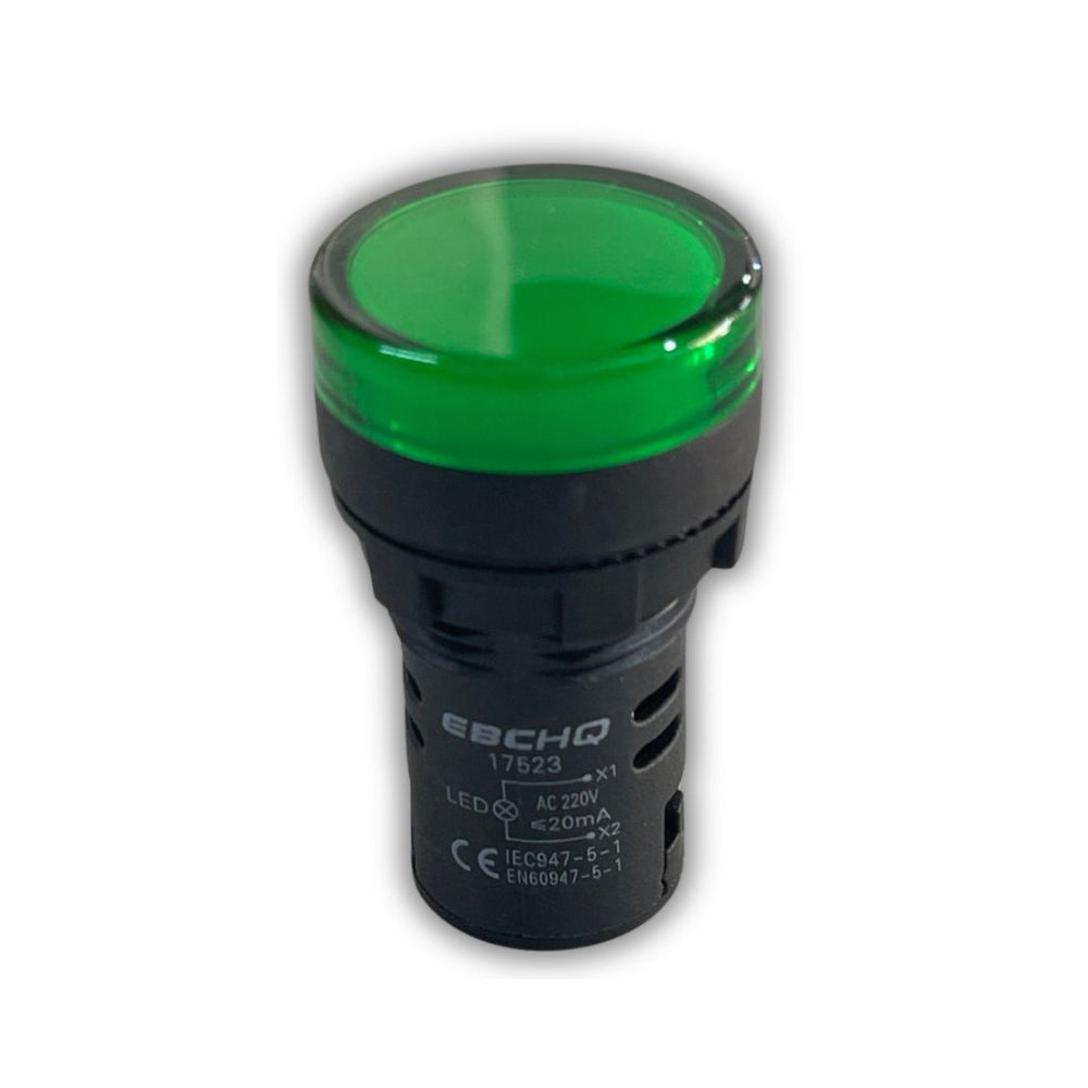 PILOTO LUZ VERDE 22MM 220V