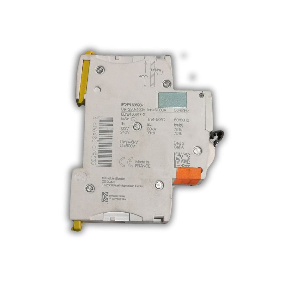 BREAKER TIPO RIEL 1X63A 230/400V 6KA