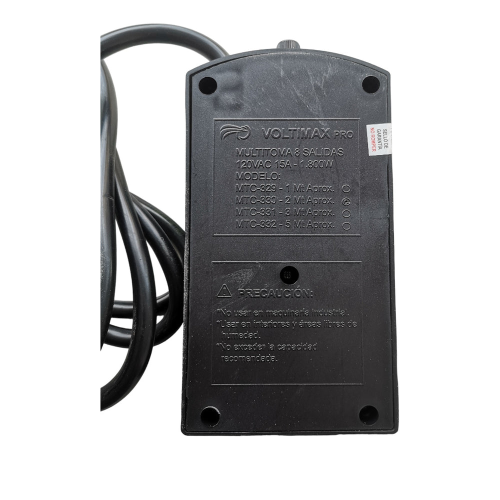 MULTITOMA 15 AMP 120V 8 SALIDAS 1800W