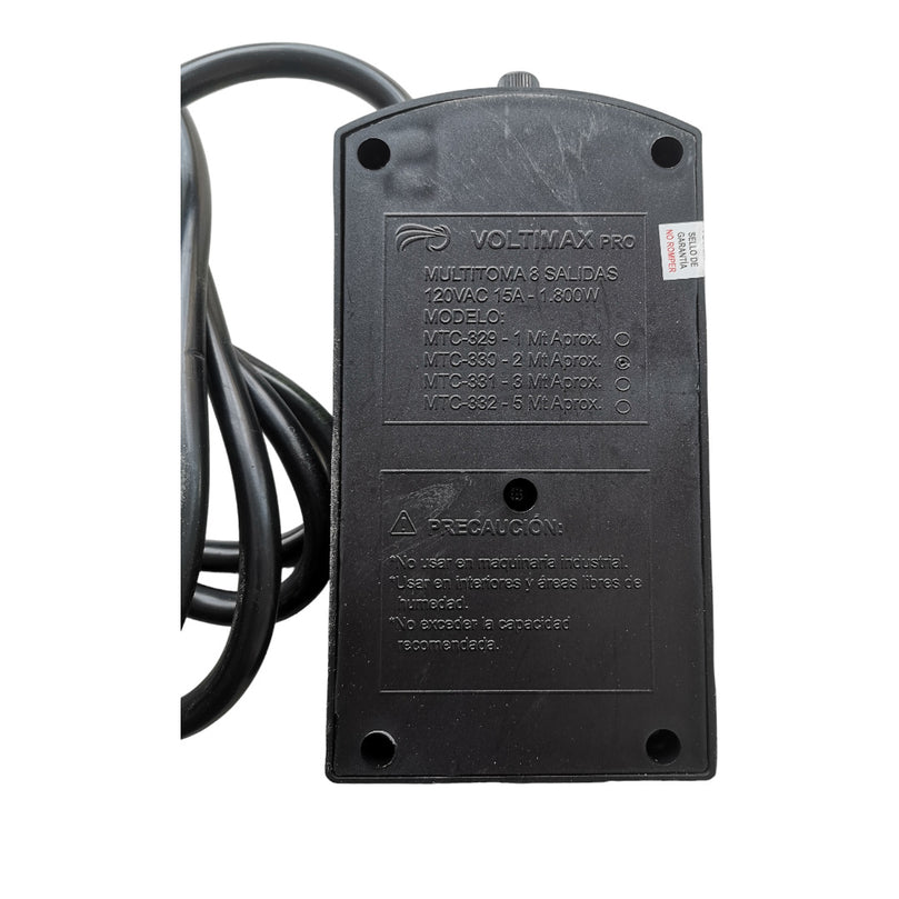 MULTITOMA 15 AMP 120V 8 SALIDAS 1800W