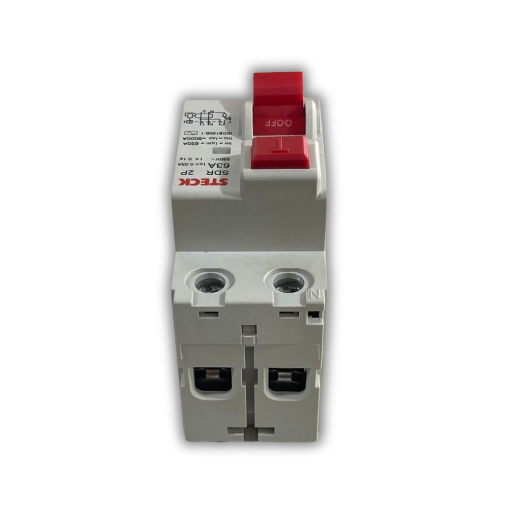 BREAKER DIFERENCIAL 2X63 PARA RIEL STECK