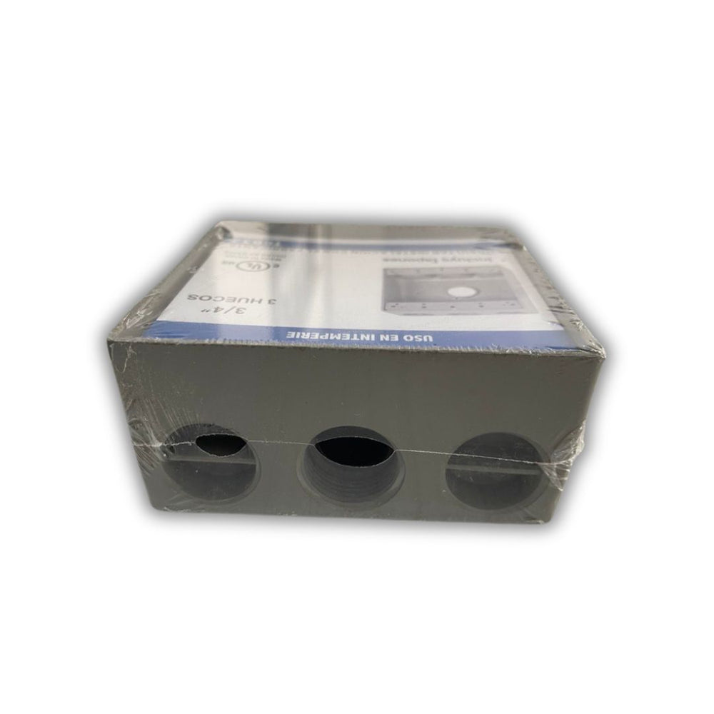 CAJA RAWELT 4 X 4 3 SALIDAS DE 3/4