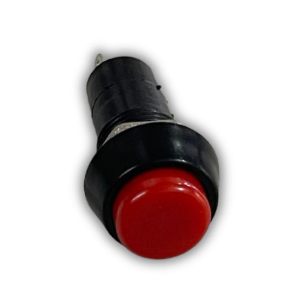 PULSADOR DE ROSCA REDONDO / CUADRADO ROJO