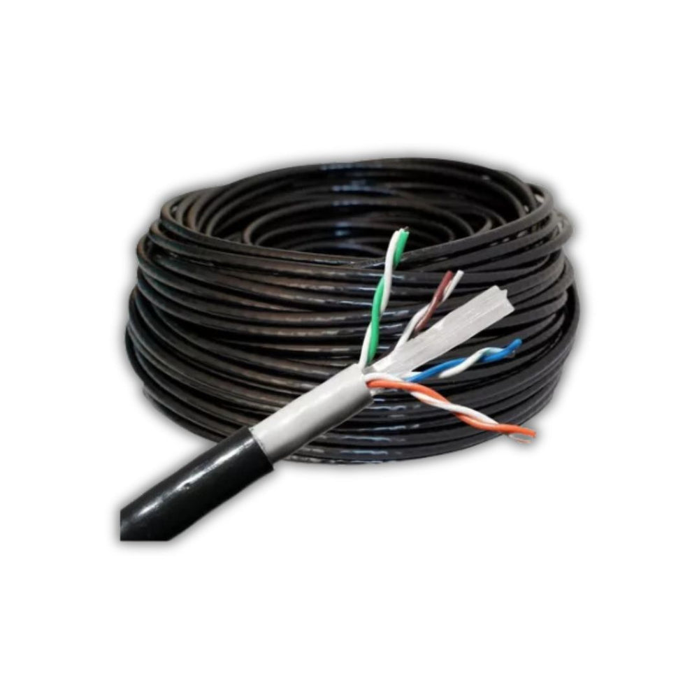 CABLE UTP CAT 6 NEGRO EXTERIOR