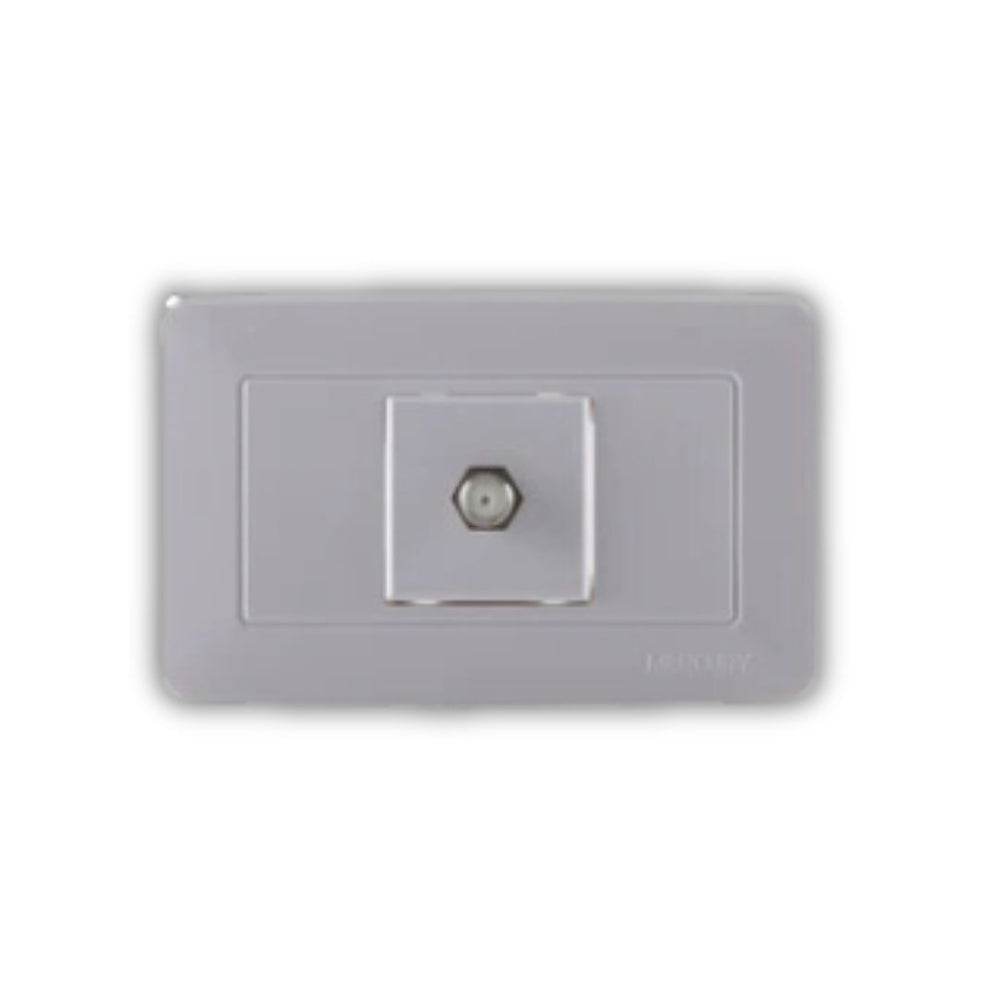 SOFY SALIDA COAXIAL SENCILLA BLANCO