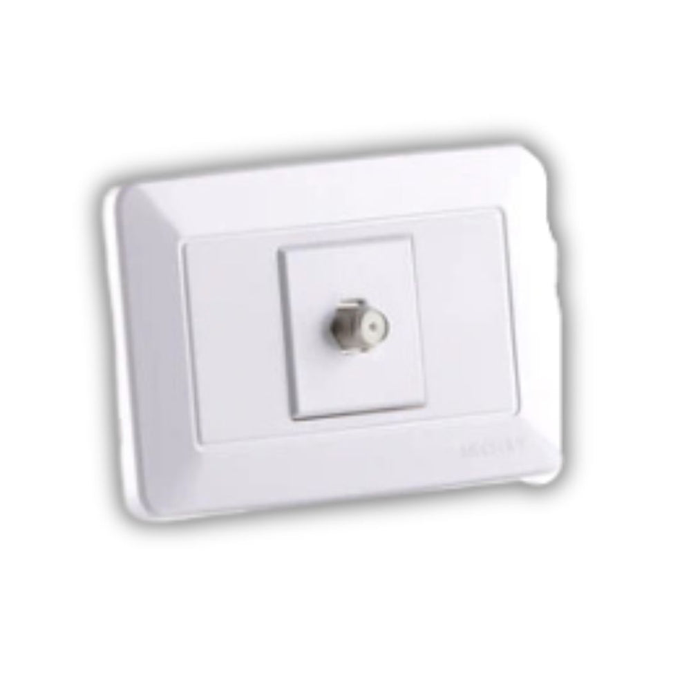 SOFY SALIDA COAXIAL SENCILLA BLANCO