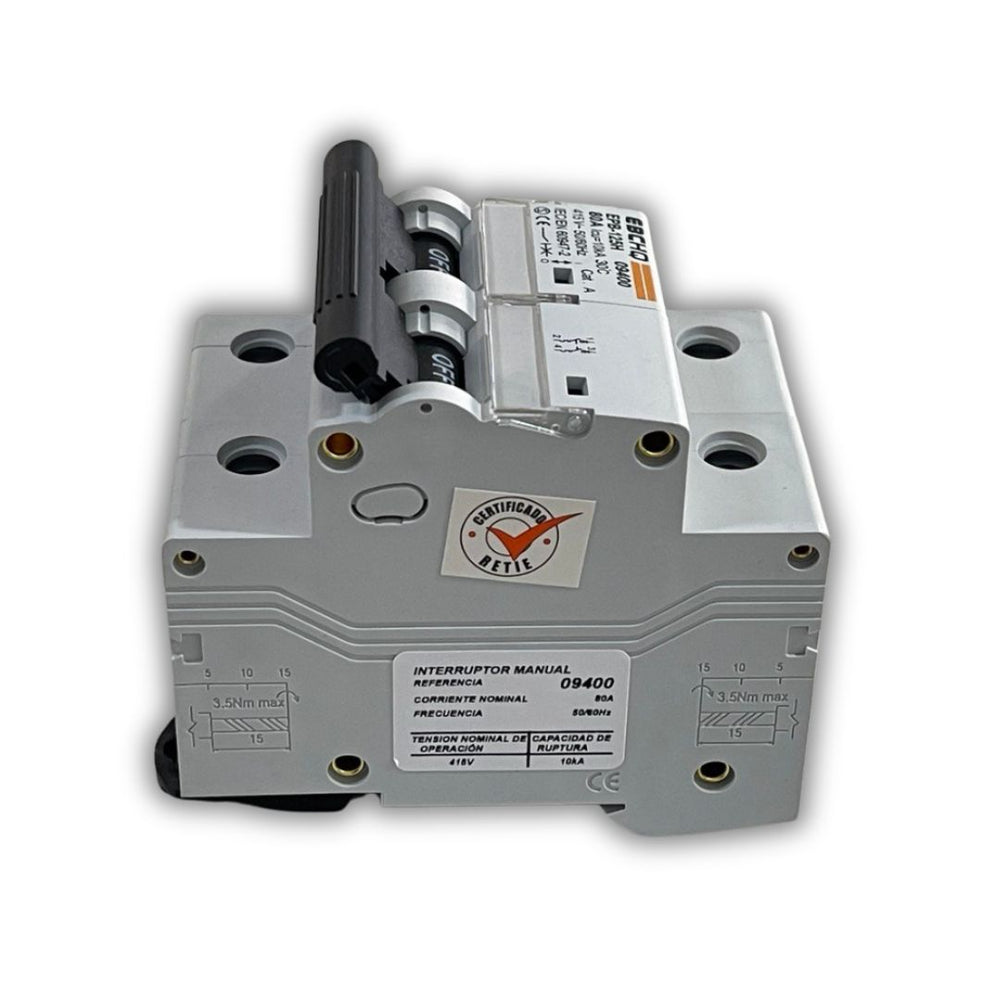 BREAKER RIEL 2X80 10KA