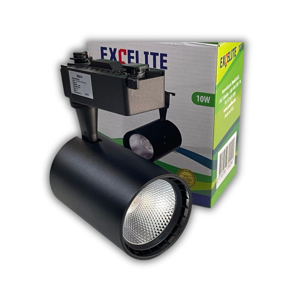 SPOT 10W NEGRO 3000K