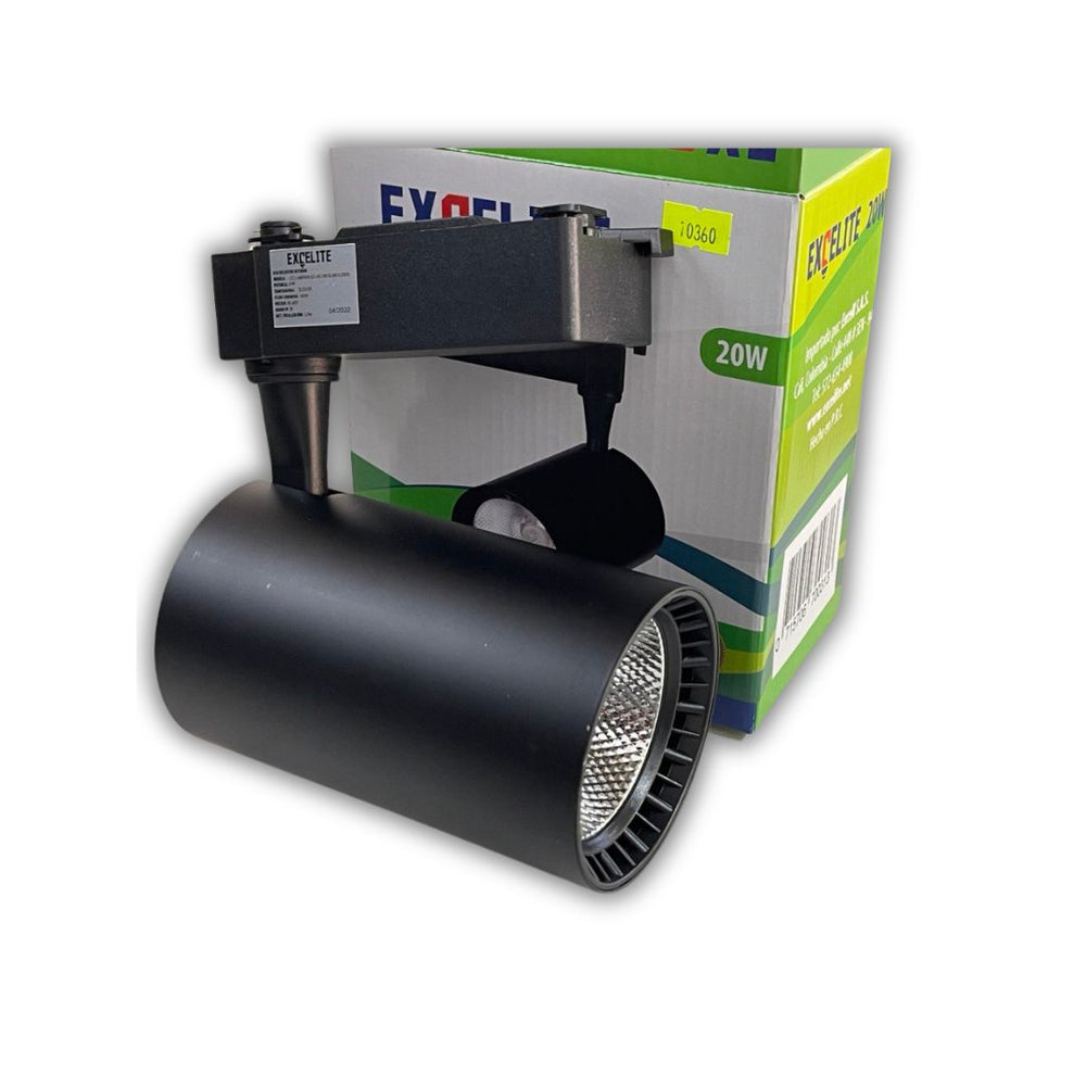 SPOT 20W NEGRO 3200K