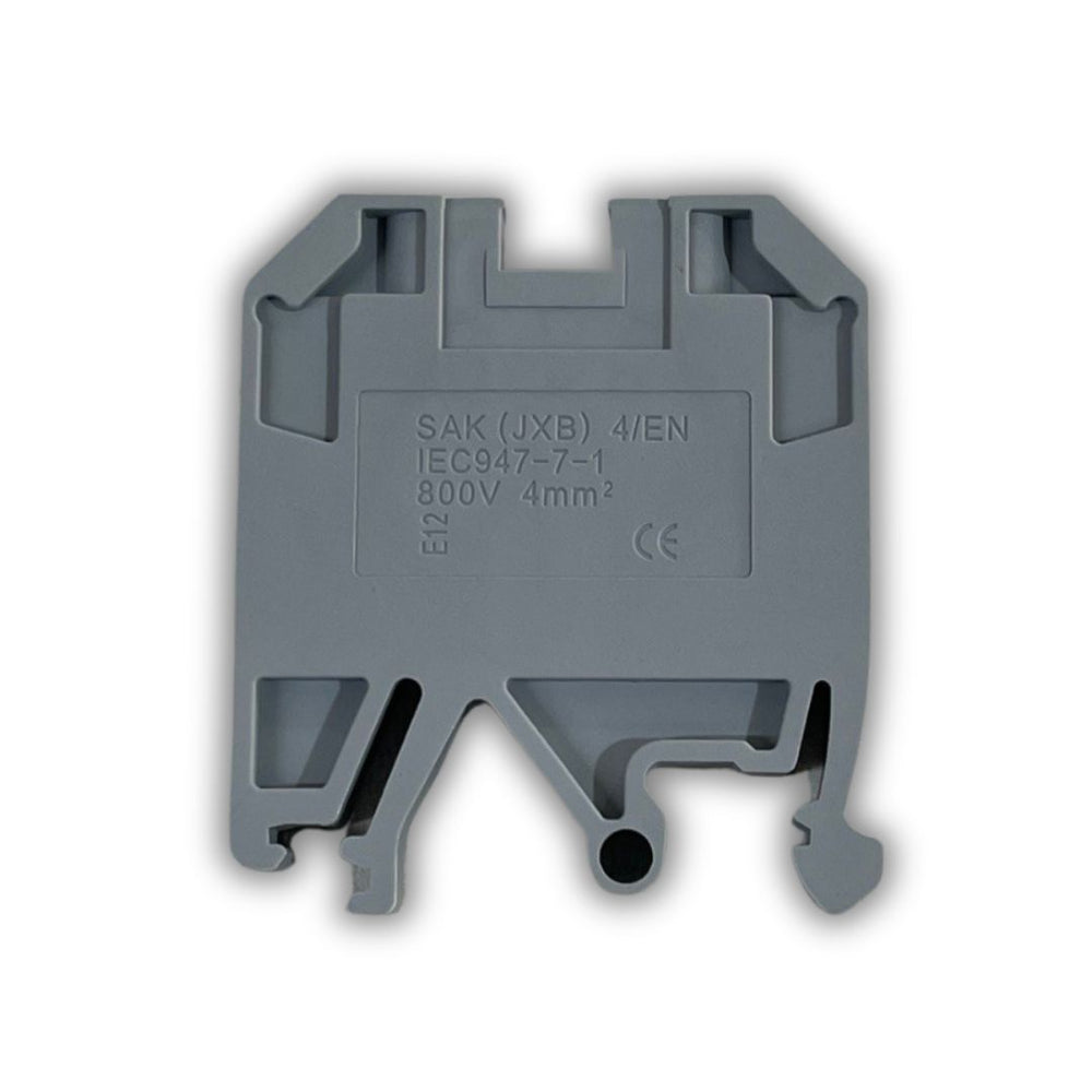 BORNERA PARA RIEL 4MM 10AWG