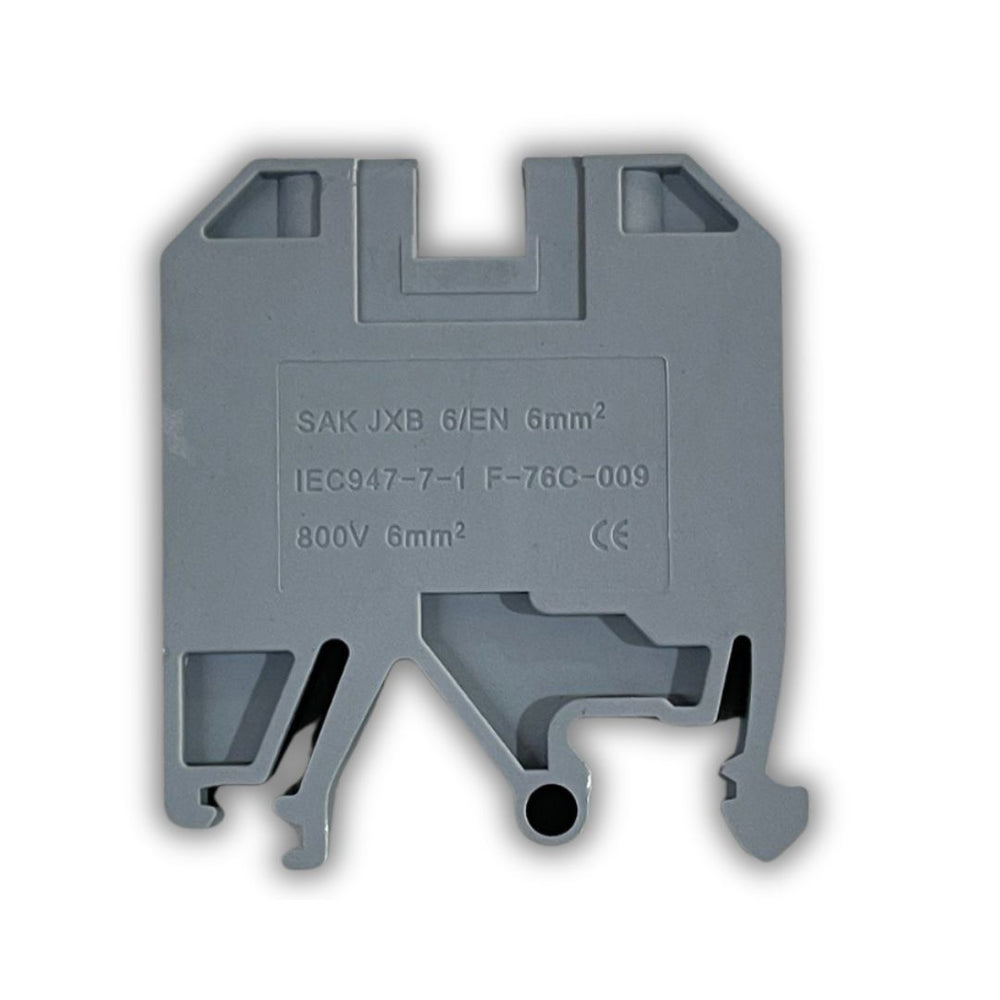 BORNERA PARA RIEL 6MM 8AWG