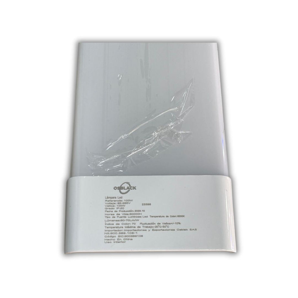 LAMPARA PLANA LED 100W 120 CMS 6500K