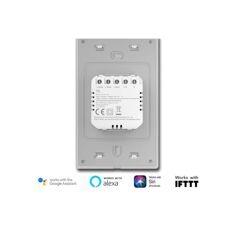 SONOFF INTERRUPTOR TRIPLE T5-3C