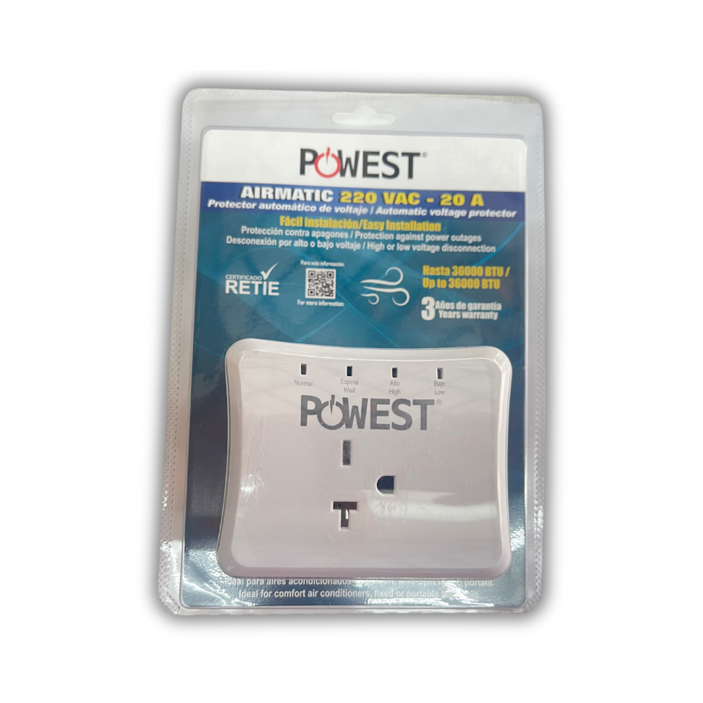 PROTECTOR DE VOLTAJE 120V 15 AMP AIRMATIC