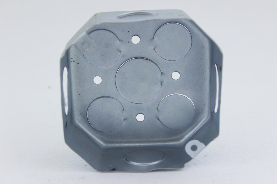 CAJA GALVANIZADA OCTAGONAL METALICA