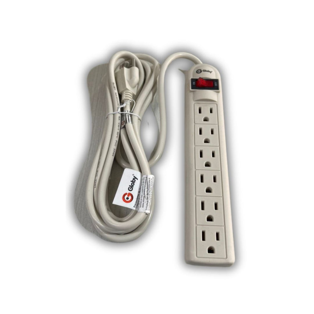 MULTITOMA 6 SALIDAS CON SUPRESOR 5MTRS