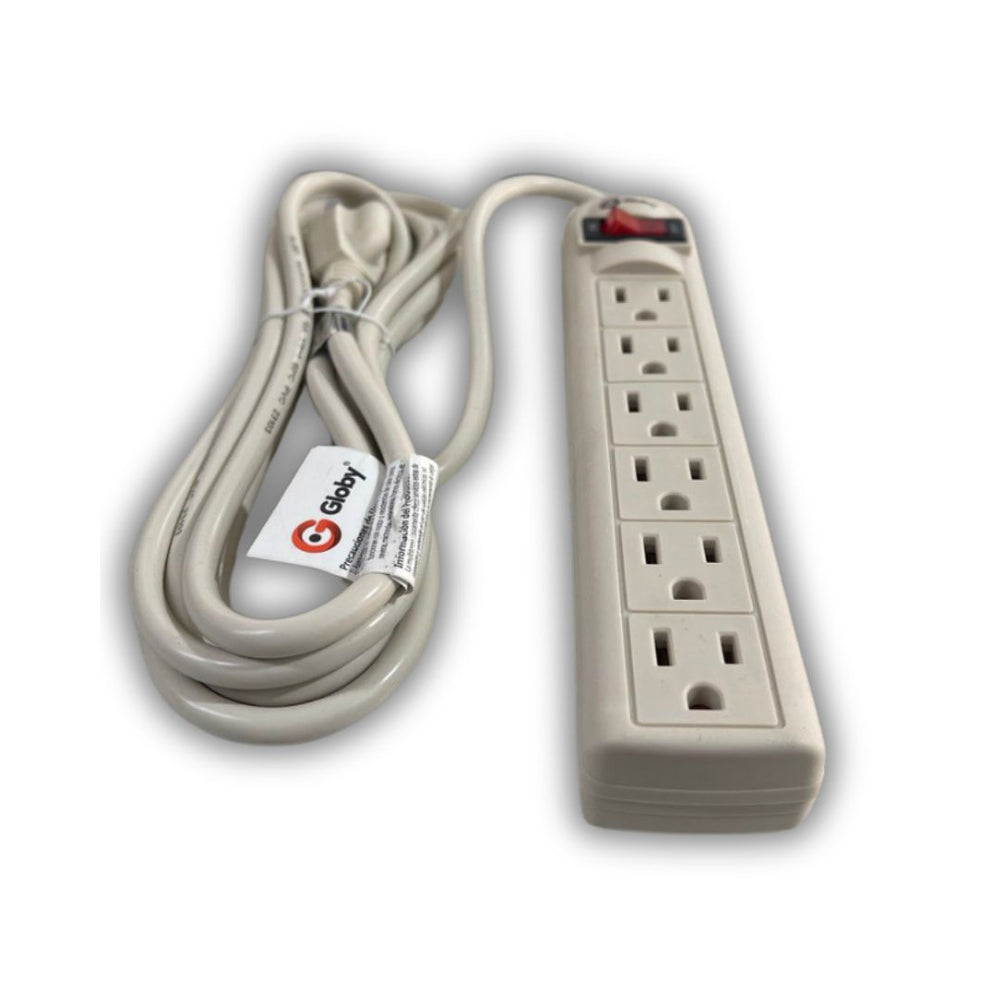 MULTITOMA 6 SALIDAS CON SUPRESOR 5MTRS