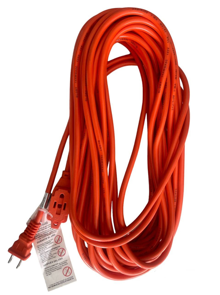 EXTENSION ENCAUCHETADA NARANJA 15 MTS FINA