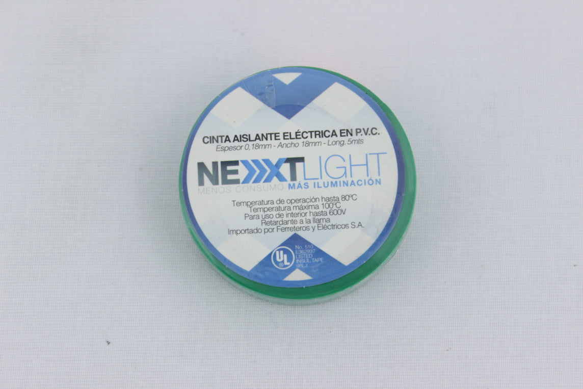 CINTA AISLANTE VERDE X 5M