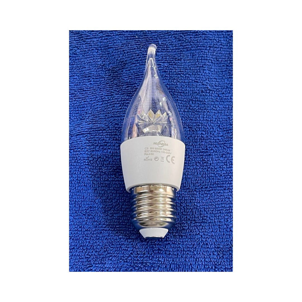 BOMBILLO LED VELA PICO DE LORO CORONA 3W E27 -6500K