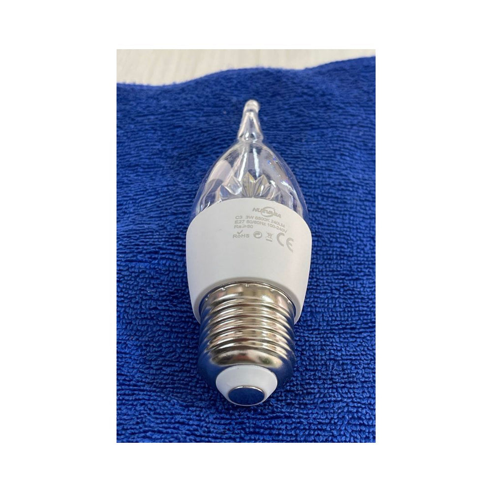 BOMBILLO LED VELA PICO DE LORO CORONA 3W E27 -6500K