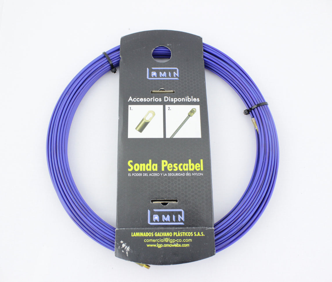 CINTA DE PESCAR ACERO 30 MTS 3/16