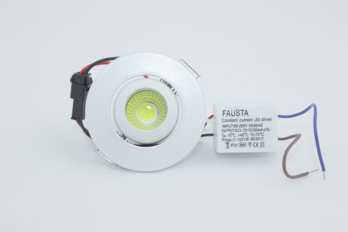 MINI OJO DE BUEY LED BLANCO 6500K 3W