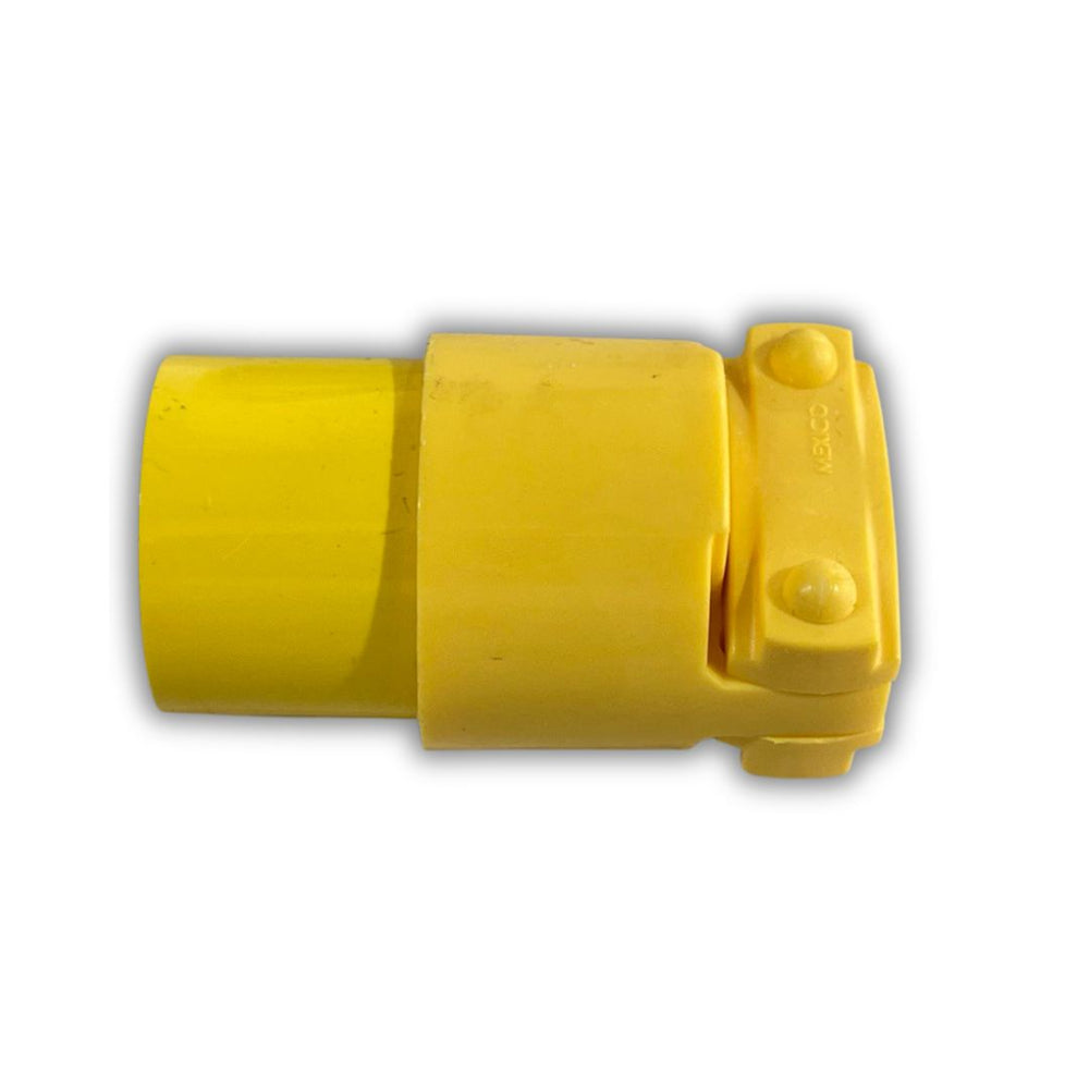 TOMA AEREO P/T 15 AMP LEVITON AMARILLO