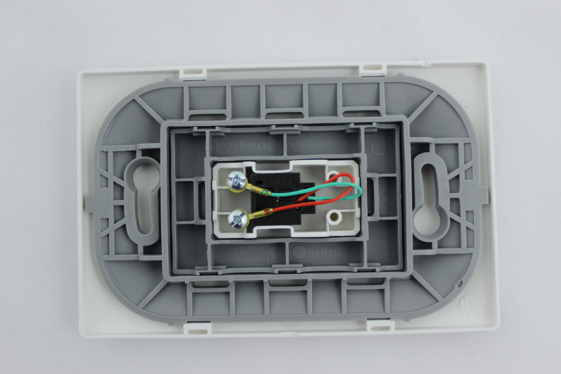 TOMA TELF SENCILLO RJ11 LUMINEX FUTURA