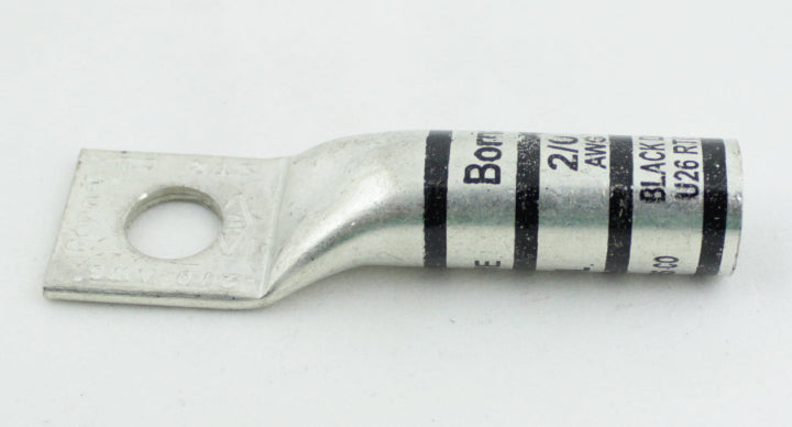 TERMINAL DE PONCHAR 1 HUECO BARRIL LARGO 2/0 AWG DIA 1/2